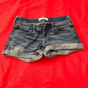hollister jean shorts